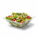 Plato hondo cuadrado reutilizable y microondable en PP 350ml 215x215mm A40mm - 60Uds