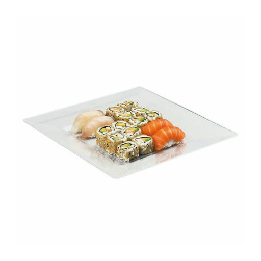 Plato hondo cuadrado reutilizable y microondable en PP 280x280mm A40mm - 60Uds