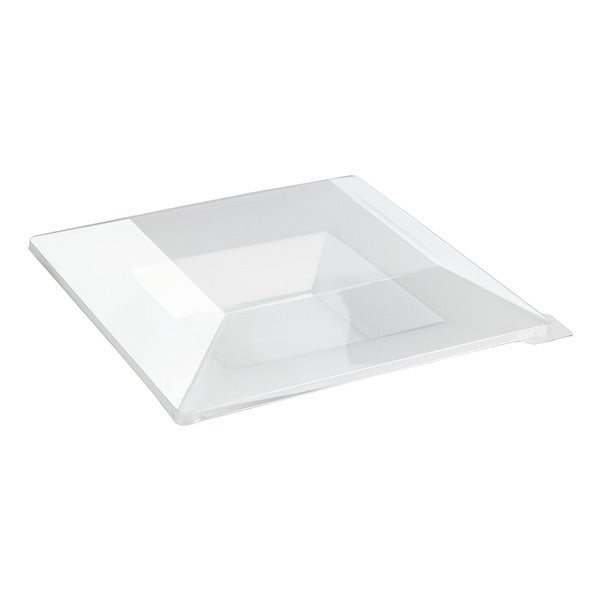 Tapa plana transparente PET para 210AQ2424 245x245mm A30mm - 60Uds