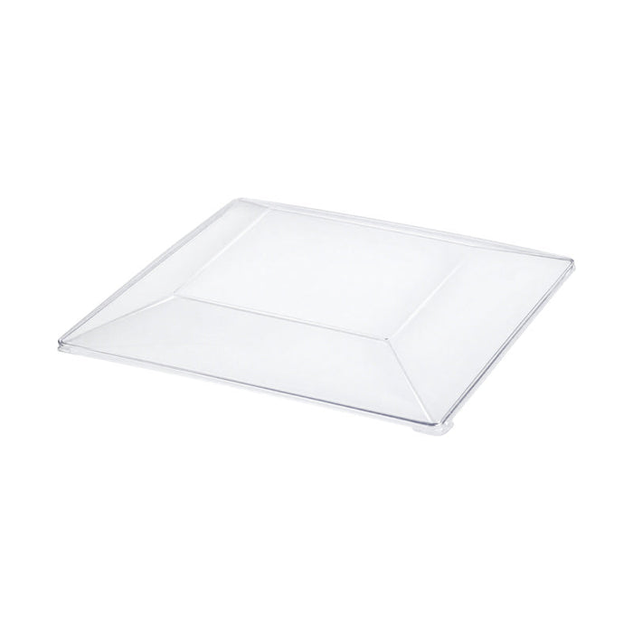 Tapa plana transparente PET para 210AQ2727 280x280mm A40mm - 60Uds