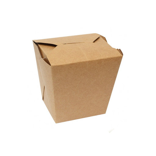 Caja cuadrada de cartón Kraft 750ml 102x90mm A103mm - 500Uds