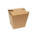 Caja cuadrada de cartón Kraft 750ml 102x90mm A103mm - 500Uds