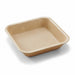 Cuenco cuadrado de hoja de palma 180ml 120x120mm A30mm - 100Uds