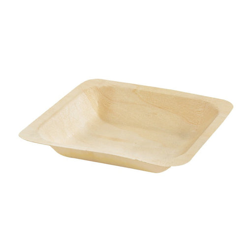 Plato de madera cuadrado SCANDINAVIE 140x140mm A25mm - 250Uds