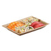 Plato rectangular de hoja de palmera 240x160mm A30mm - 60Uds