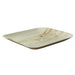 Plato cuadrado de hoja de palmera 200x200mm A20mm - 100Uds