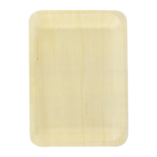 Bandeja rectangular de madera Scandinavia 265x215mm A20mm - 200Uds