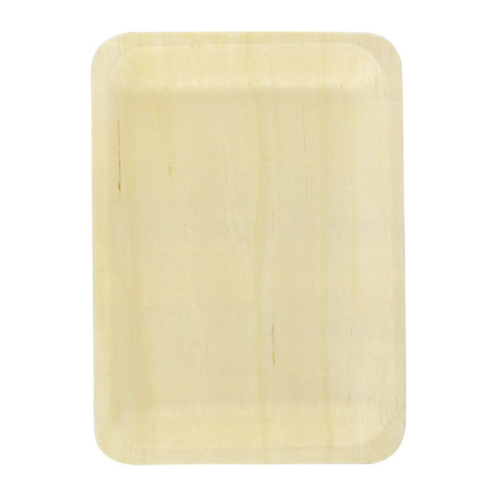Bandeja rectangular de madera Scandinavia 265x215mm A20mm - 200Uds
