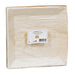 Plato cuadrado de hoja de palmera 270x270mm - 60Uds