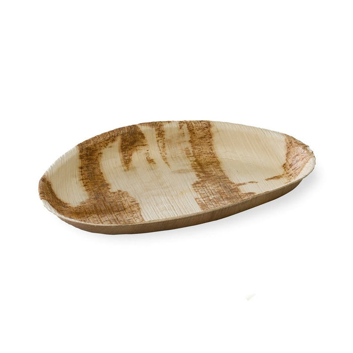 Cuenco hoja de palma con forma de huevo 400ml 270x170mm A25mm - 100Uds