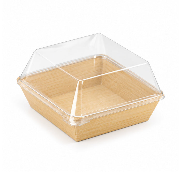 Tapa cúpula transparente Escandinavia PET para 210BBA1111 110x110mm A20mm - 1000Uds