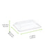 Tapa cúpula transparente Escandinavia PET para 210BBA1914 190x140mm A20mm - 500Uds