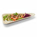 Plato triangular de hoja de palmera 240ml 250x140mm A12mm - 100Uds