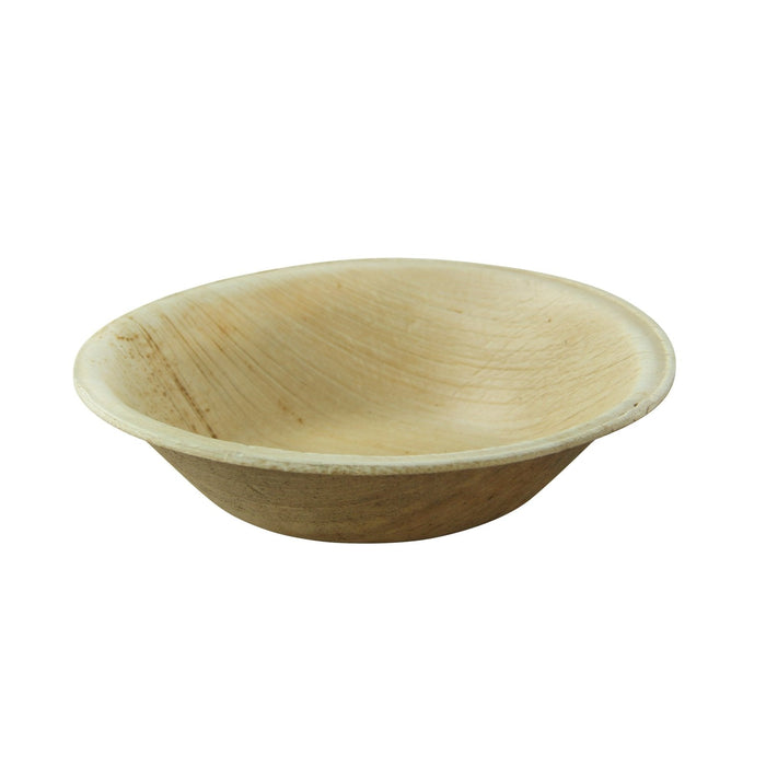 Cuenco cuadrado de hoja de palma 200ml Ø120mm A30mm - 100Uds