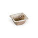 Cuenco cuadrado de hoja de palma 35ml 63x63mm A33mm - 300Uds
