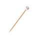 Pincho de bambú con decoración pelota de beisbol A120mm - 1000Uds
