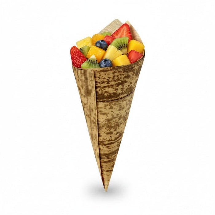 Cono de hoja de bambù 147ml A170mm - 1000Uds