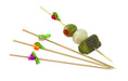 Pincho de bambú con decoración de flor 120mm - 2000Uds