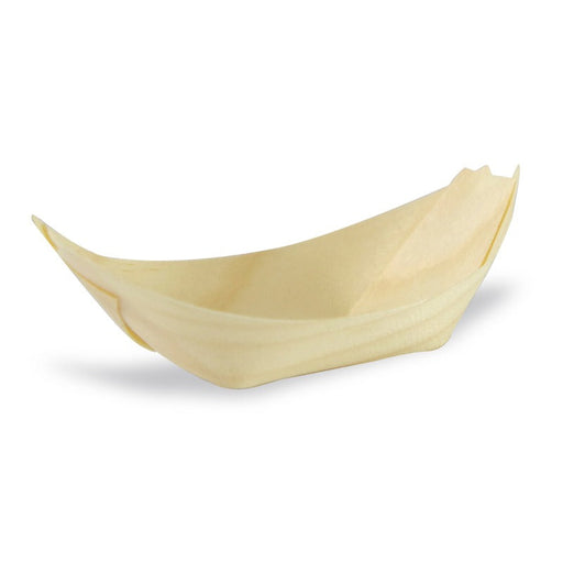 Barquita forma barco de madera 75x50mm A15mm - 500Uds