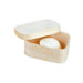 Caja de madera rectangular con tapa 240ml 110x80mm A55mm - 100Uds