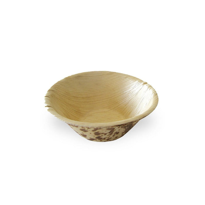 Mini cuenco para degustación de hoja de bambú ZEBRA 60ml Ø75mm A30mm - 1000Uds