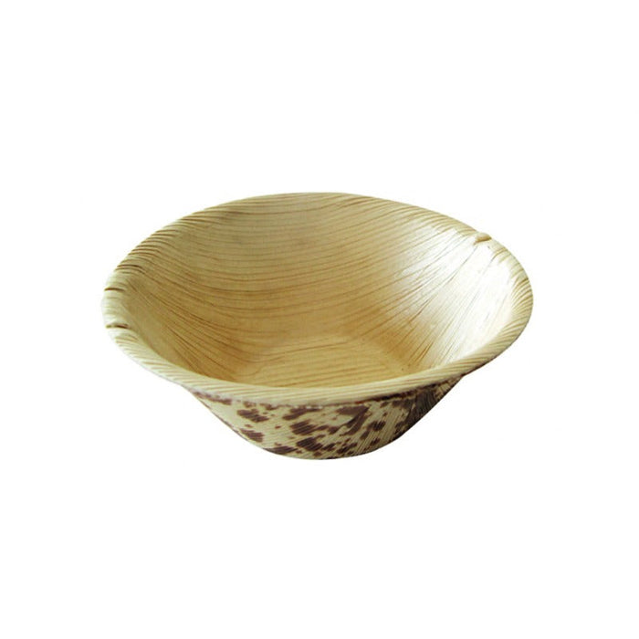 Cuenco para degustación en hoja de bambú ZEBRA 60ml Ø84mm A20mm - 1000Uds