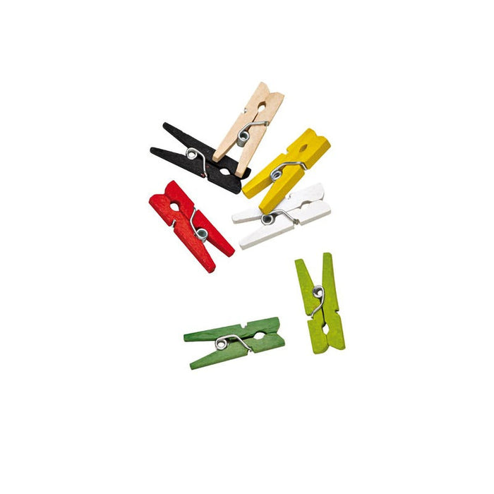 Kit de mini pinzas de colores variados A25mm - 2000Uds