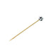 Pincho de bambú con decoración pelota de futbol americano A120mm - 1000Uds