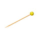 Pincho de bambú con extremo decoración tenis 120mm - 1000Uds