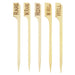 Pincho de bambú Teppo Gushi para carne con inscripción Well (bien hecho) 90mm - 1000Uds