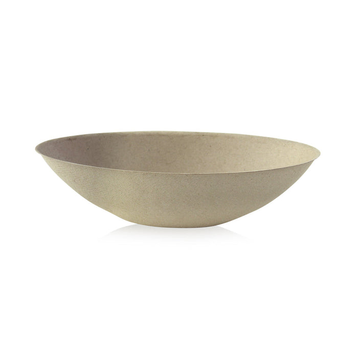 Bol ovalado de pulpa marrón BioNchic 1000ml 240x145mm A63mm - 250Uds