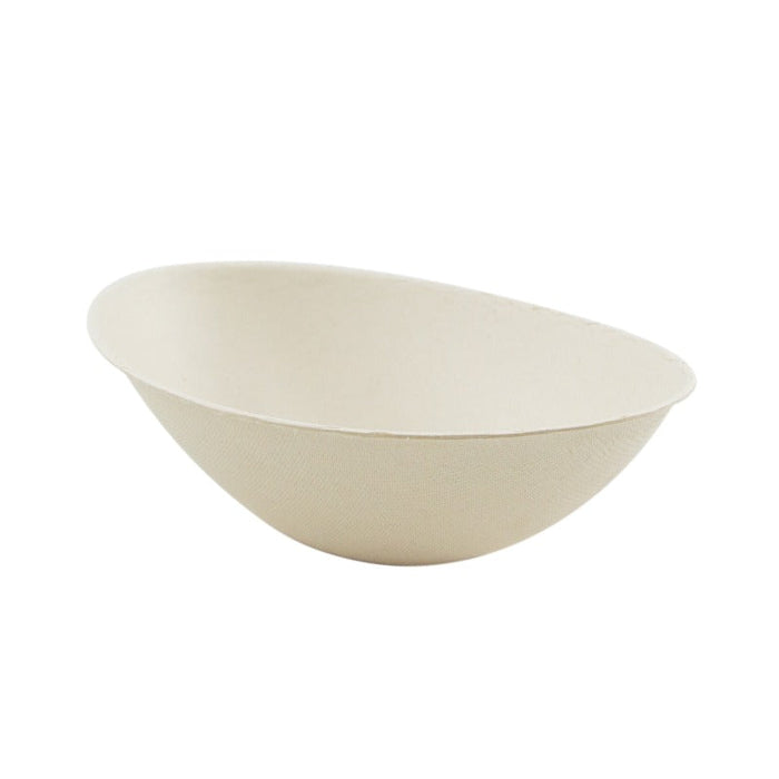 Bol ovalado de pulpa marrón BioNchic 750ml 225x135mm A55mm - 250Uds