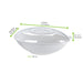 Tapa cúpula transparente BioNchic PET para 210BCHIC1500 275x160mm A45mm - 100Uds