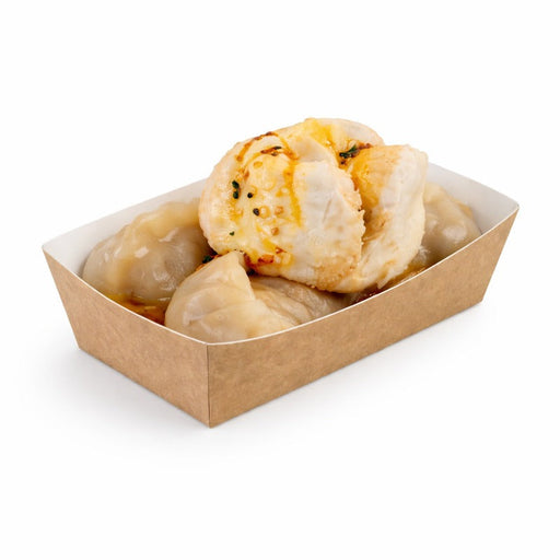 Bandeja de cartón Kraft 460ml 140x65mm A42mm - 600Uds