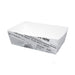 Bandeja de cartón blanco con diseño periódico 850ml 150x90mm A50mm - 400Uds