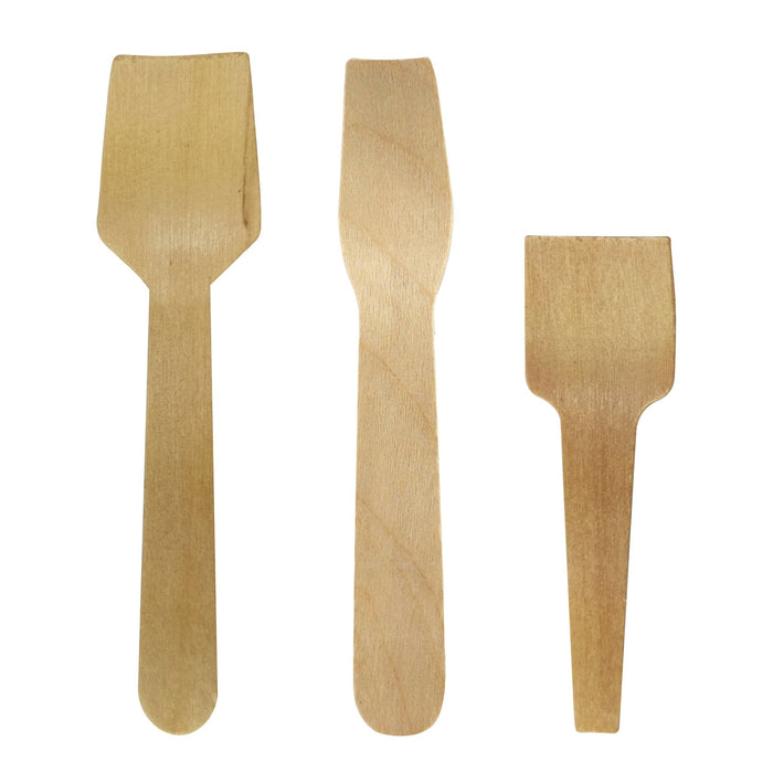 Cuchara de madera para helados A95mm - 3000Uds