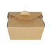 Caja de comida en cartón kraft laminado PE 750ml 130x107mm A67mm - 450Uds