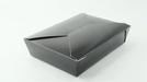 Caja de comida en cartón negra con cierre 1000ml 215x160mm A50mm - 200Uds
