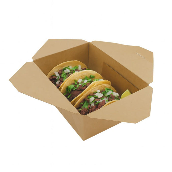 Caja de cartón kraft laminado PE 225x166mm H92mm 3000ml - 160Uds