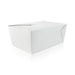 Caja de comida en cartón blanco con cierre 3000ml 226x167mm A92mm - 160Uds