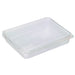 Envase rectangular PLA transparente con tapa bisagra 1000ml 217x167mm A35mm - 300Uds