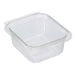 Envase rectangular PLA transparente con tapa bisagra 500ml 153x125mm A56mm - 600Uds
