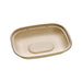Bandeja rectangular de fibra de caña de azúcar marrón 850ml 220x170mm A27mm - 300Uds
