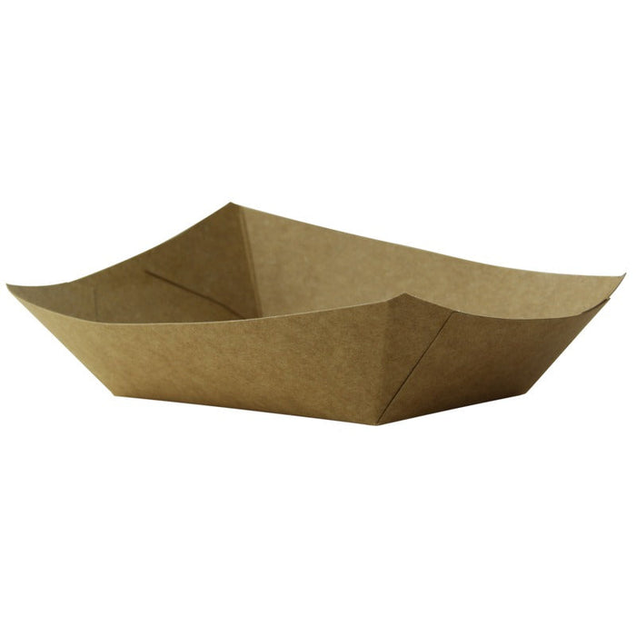 Bandeja kraft antigrasa con PE 400ml 170x125mm A35mm - 1000Uds