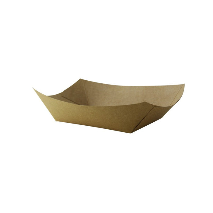 Bandeja kraft antigrasa con PE 800ml 215x150mm A50mm - 500Uds