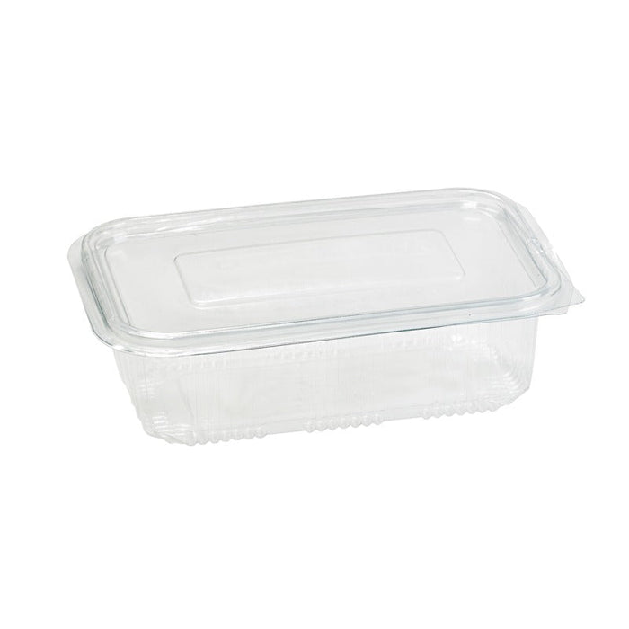 Ensaladera con Tapa bisagra rectangular PET 1000ml 195x130mm A65mm - 400Uds