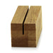 Soporte de menú o tarjetas de bambú 56x20mm A20mm - 100Uds