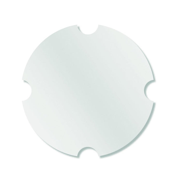 Tapa de cierre de cartón blanco para cubo de pollo Ø172mm - 300Uds