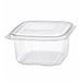 Ensaladera con tapa bisagra transparente PP 375ml 120x110mm A50mm - 400Uds
