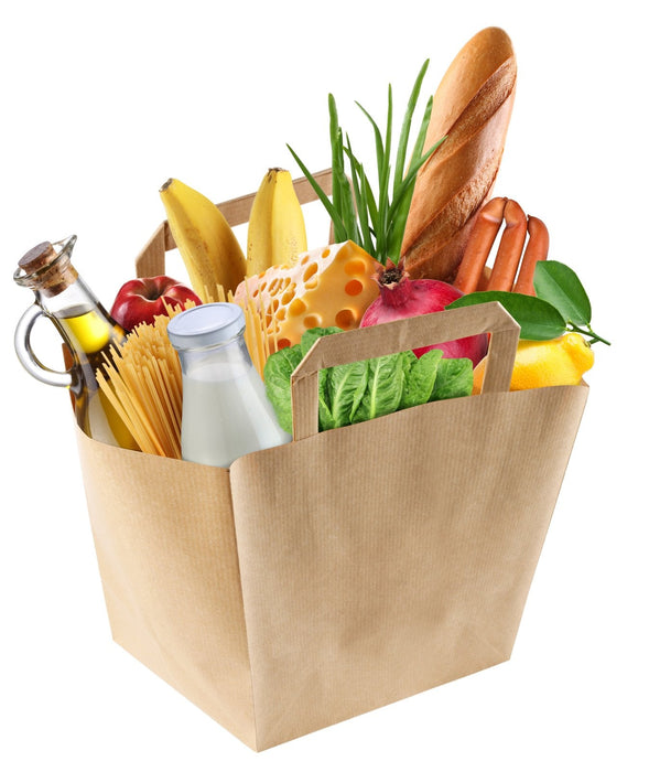 Bolsa cabas kraft reciclada 260x170mm A280mm - 250Uds